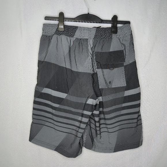 Spyder Mens Hydro Series Hybrid Swim Shorts Black Grey Size L - Picture 2 of 7